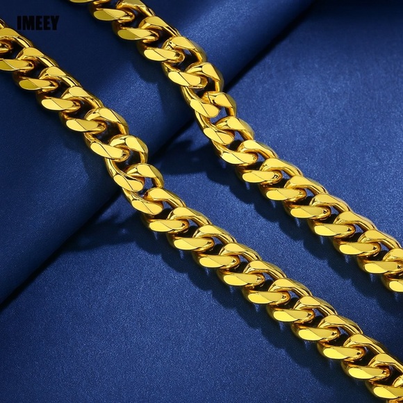 20 inch Cuban Link Chain Necklace 5mm - Picture 3 of 3